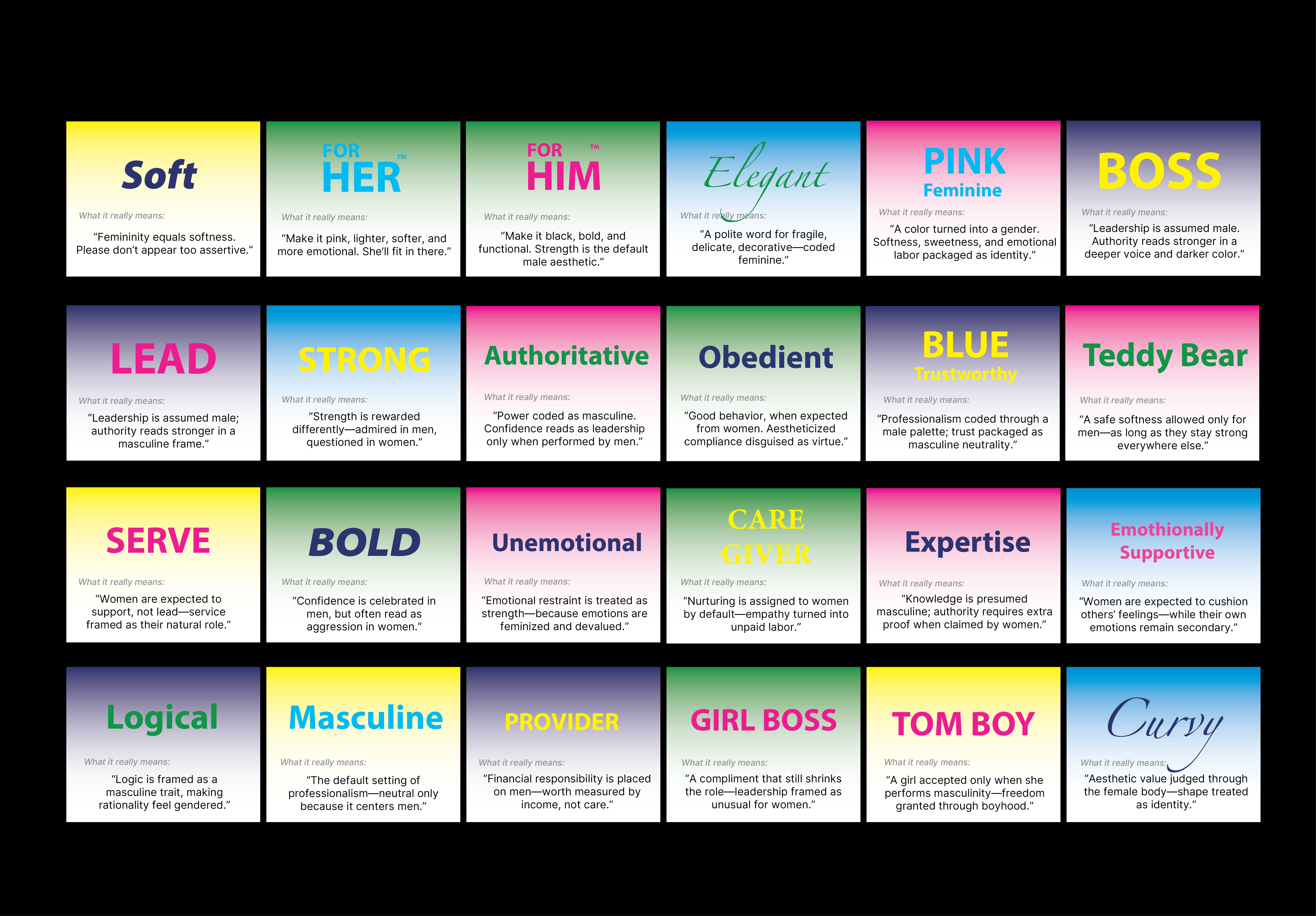 Bias Bingo — full spread